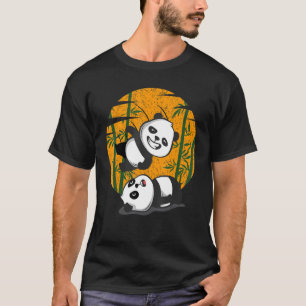 Camiseta Luchando contra los pandas, se come a los animales