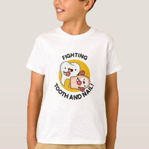 Camiseta Luchando contra los puntitos de boxeo divertidos e