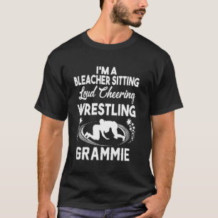 Camiseta Luchando Grammie soy un asiento de grada fuerte gr