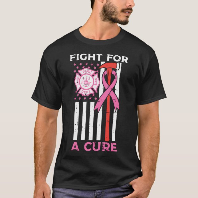 Camiseta Luchando Por Un Cure Firefiriéndose A La Raza De L (Anverso)