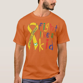 Camiseta Luchar Como Niños Con Cinta De Oro Para Niños Con 