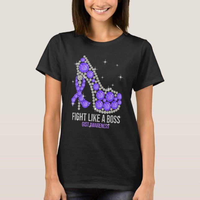Camiseta Luchar Como Un Jefe Fabuloso Tumor Estromal Gist A (Anverso)