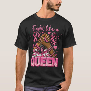 Camiseta Luchar como un mes de concientización sobre el cán