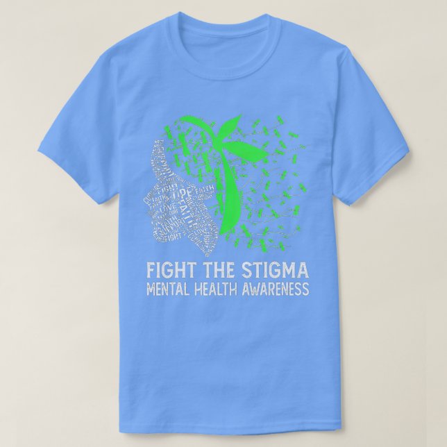 Camiseta Luchar Concienciación sobre el estigma en la salud (Diseño del anverso)