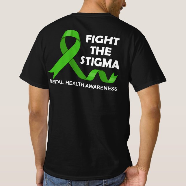 Camiseta Luchar Concienciación sobre el estigma en la salud (Reverso)