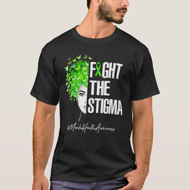 Camiseta Luchar Concienciación sobre el estigma en la salud (Anverso)