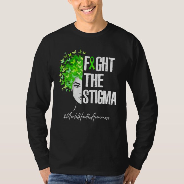 Camiseta Luchar Concienciación sobre el estigma en la salud (Anverso)