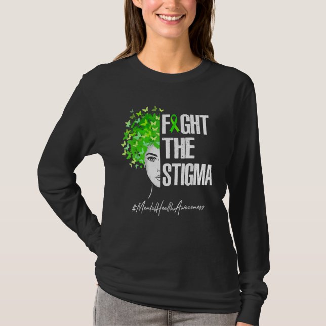 Camiseta Luchar Concienciación sobre el estigma en la salud (Anverso)