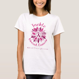 Camiseta Luchar Contra el Cáncer de Mama Cinta Rosa