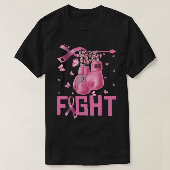 Camiseta Luchar contra el cáncer de mama Concienciación Gua (Diseño del anverso)