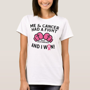 Camiseta Luchar contra el cáncer de mama Gané Sobreviviente