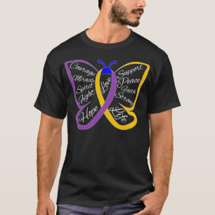 Camiseta Luchar contra el cáncer de vejiga Conciencia sobre
