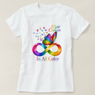 Camiseta luchar contra el cáncer en todos los colores marip
