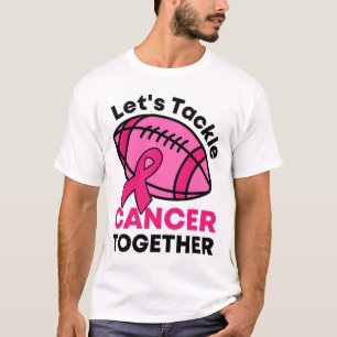 Camiseta Luchar contra el cáncer juntos fútbol cinta de cán