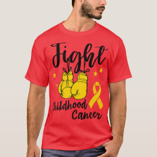 Camiseta Luchar Contra El Guerrero Del Cáncer Infantil En S