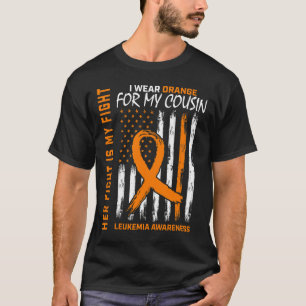 Camiseta Luchar contra el uso Naranja Primo Leucemia Concie
