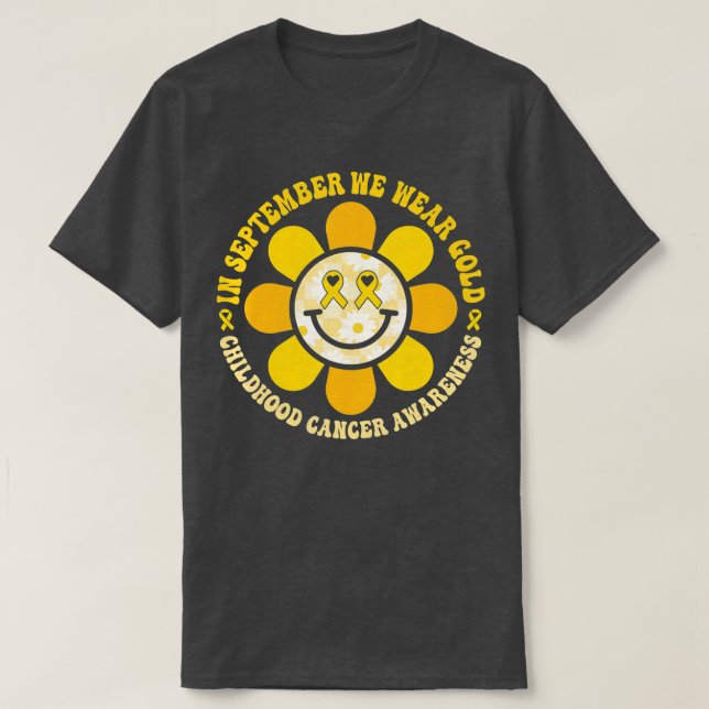 Camiseta Luchar contra guerreros contra el cáncer infantil (Diseño del anverso)