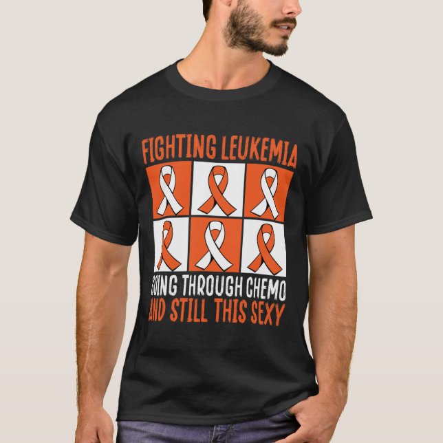Camiseta Luchar Contra La Leucemia A Través De La Quimioter (Anverso)