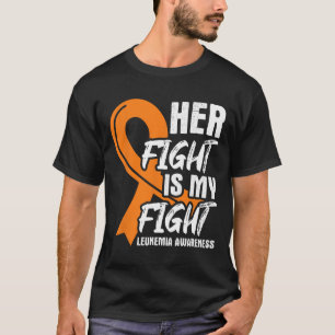 Camiseta Luchar contra la leucemia y la leucemia en la cint