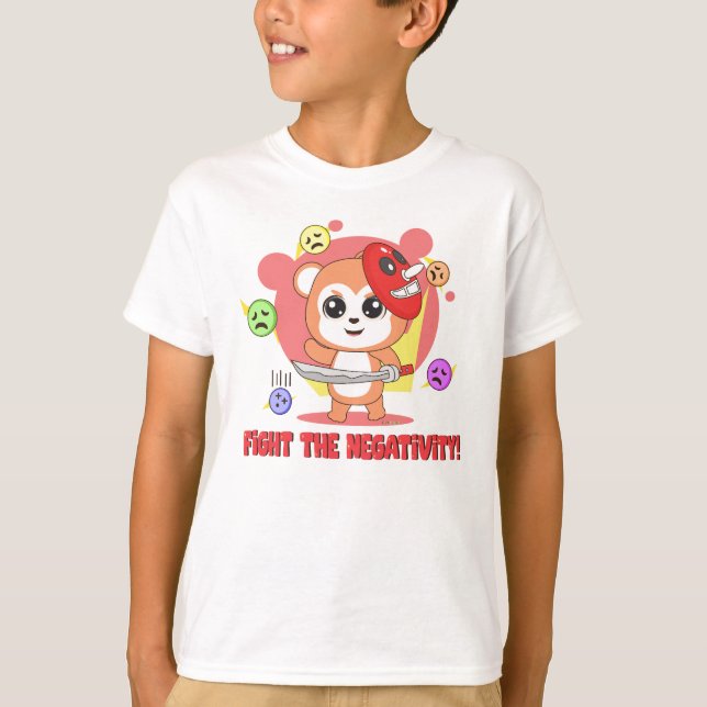 Camiseta Luchar contra la negatividad: Aritmos animales (Anverso)