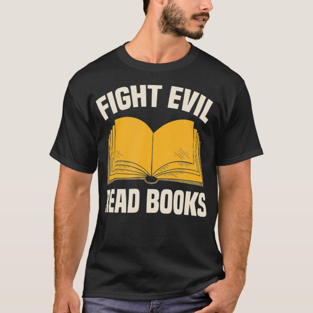 Camiseta Luchar contra los libros de lectura del mal (Anverso)