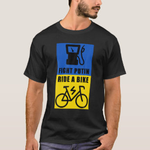 Camiseta Luchar contra Putin en bicicleta