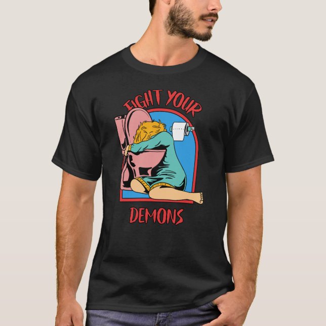 Camiseta Luchar contra tus demonios (Anverso)