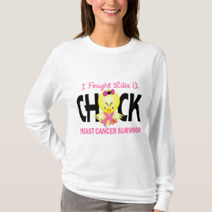 Camiseta Luché como un superviviente del cáncer de pecho
