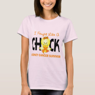 Camiseta Luché como un superviviente del cáncer del riñ