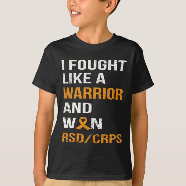 CAMISETA LUCHÉ COMO UNA GUERRA Y GANÉ RSD - CRPS (Anverso)
