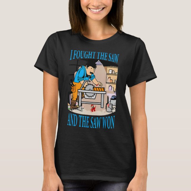 Camiseta Luché contra la ropa de Saw y Saw Won (Anverso)