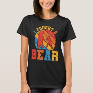 Camiseta Luché Contra Un Oso De Mujeres De Boxeo Salvaje An