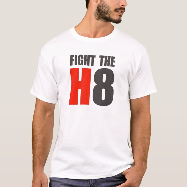 CAMISETA LUCHE EL H8 (Anverso)