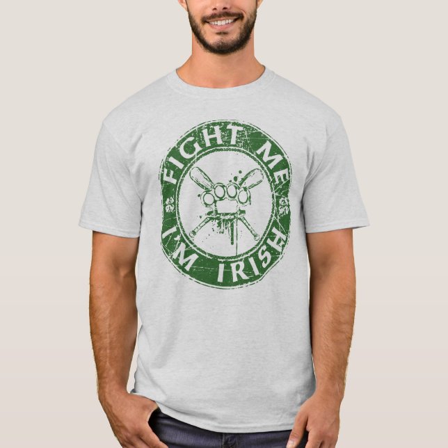 Camiseta Lúcheme que soy irlandés (Anverso)