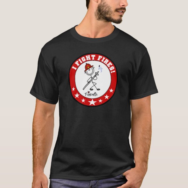 Camiseta Lucho al bombero de los fuegos (Anverso)