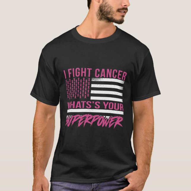 Camiseta Lucho contra el cáncer, ¿cuál es tu superpoder? (Anverso)