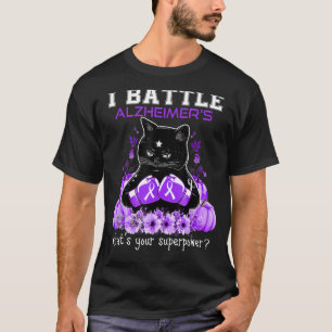 Camiseta Lucho contra el gato de alerta del Alzheimer