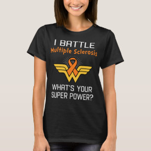 Camiseta Lucho contra la esclerosis múltiple ¿Cuál es tu su