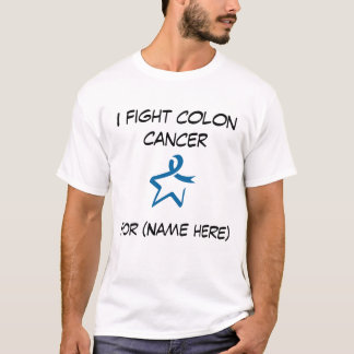 Camiseta Lucho el cáncer de colon, para…