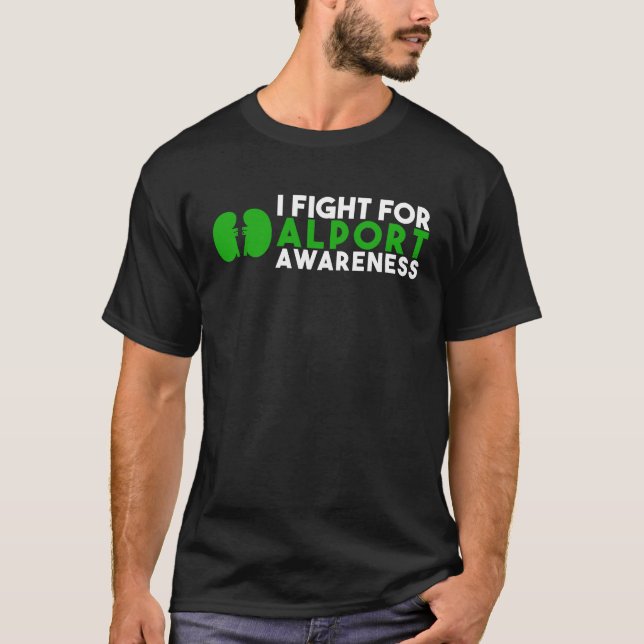 Camiseta Lucho Por La Conciencia De Alport (Anverso)