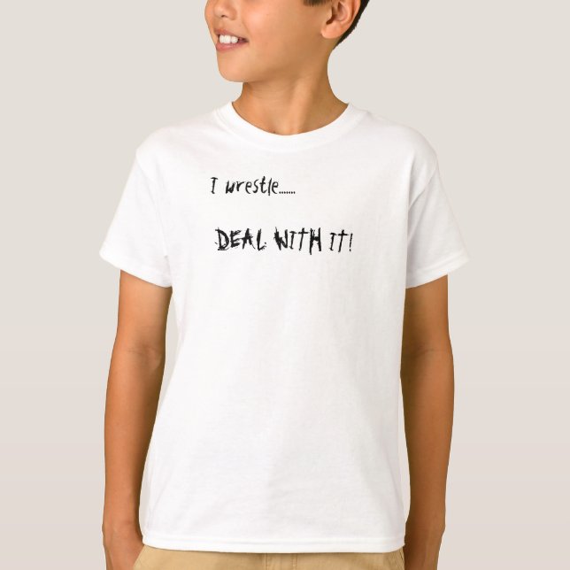 Camiseta ¡Lucho ......., TRATO CON ÉL! (Anverso)