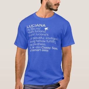 Camiseta Luciana Nombre Luciana Definición Luciana Mujeres