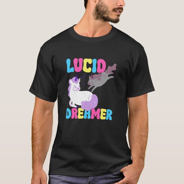 Camiseta Lucid Dreamer Unicorn Spiritual Lucid Dream Dreami (Anverso)
