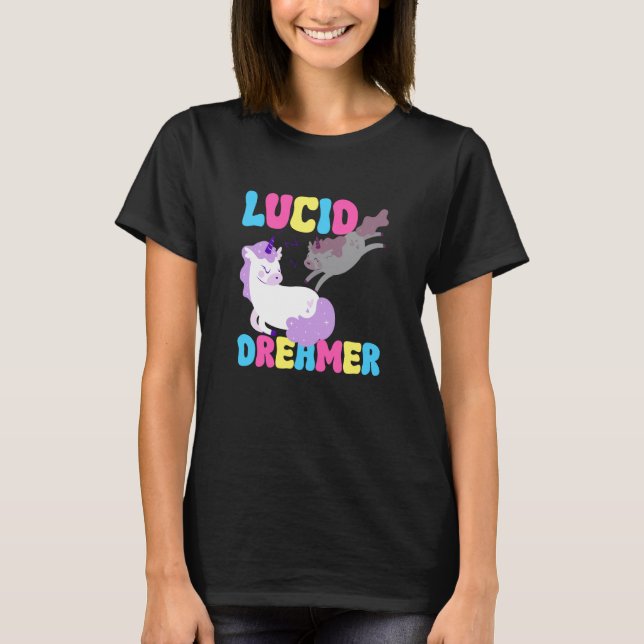 Camiseta Lucid Dreamer Unicorn Spiritual Lucid Dream Dreami (Anverso)
