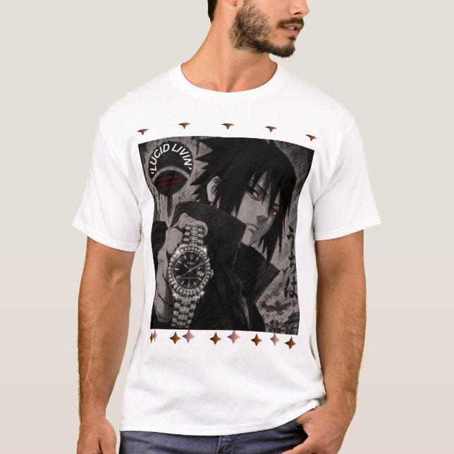Camiseta 'Lucid Livin' Sasuke  (Anverso)