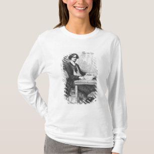 Camiseta Lucien de Rubempre que escribe una letra