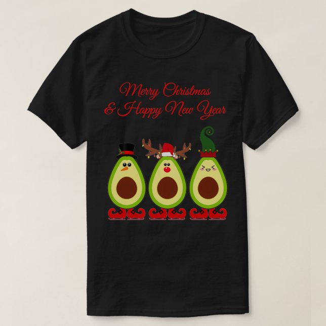 Camiseta Luciendo delicioso aguacate que se viste en Chris (Diseño del anverso)