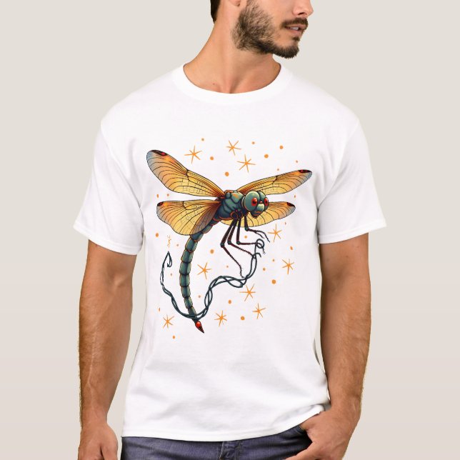 Camiseta Luciérnaga de Luces de Navidad (Anverso)