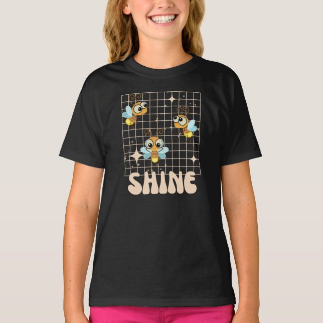 Camiseta Luciérnagas brillantes (Anverso)