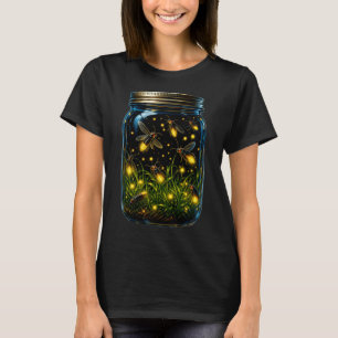 Camiseta Luciérnagas Insectos En Un Tarro Brillo Insecto Re